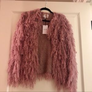 Brand new J.O.A shaggy cardigan